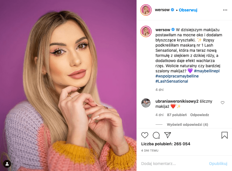 TOP 10 - INSTAGRAM - How much do Polish influencers earn? Record average value exceeds £100,000 [REPORT] — illustration 7