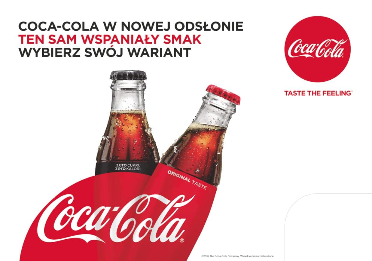 Coca-Cola in new, simplified style — illustration 2