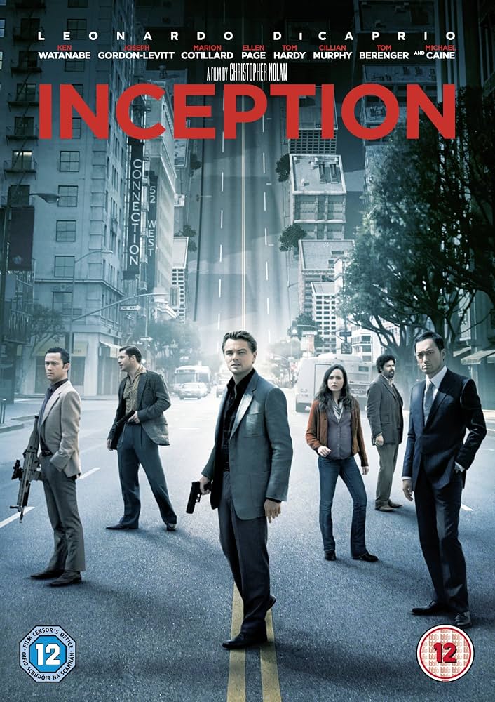 Inception : Leonardo DiCaprio, Ken Watanabe, Joseph Gordon-Levitt, Marion Cotillard, Ellen Page, Tom Hardy, Cillian Murphy, Tom Berenger, Michael Caine, Lukas Haas, Tohoru Masamune, Johnathan Geare, Wally Pfister, Christopher Nolan, Christopher Nolan,