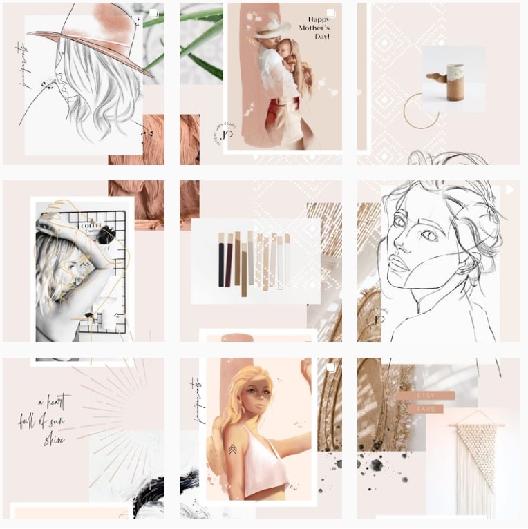 7 Themes for an Aesthetic Instagram Feed — illustration 2