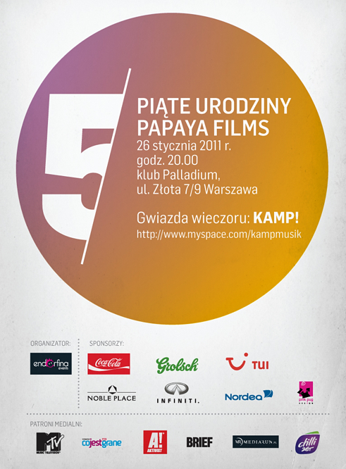 Kamp na urodzinach Papaya Films (konkurs) Papaya Films 1294935928