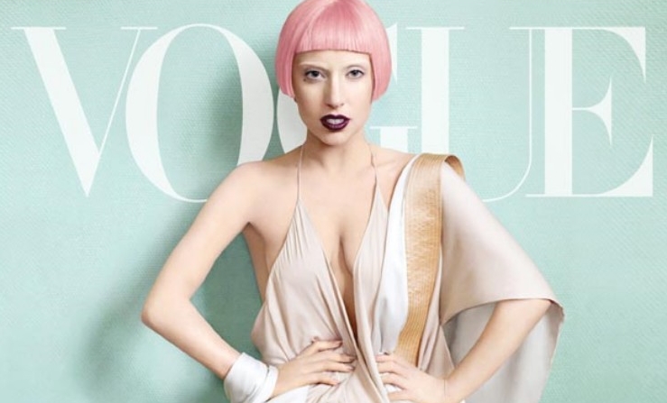 Lady Gaga na jedynce Vogue Cover Exclusive Vogue 1298062130