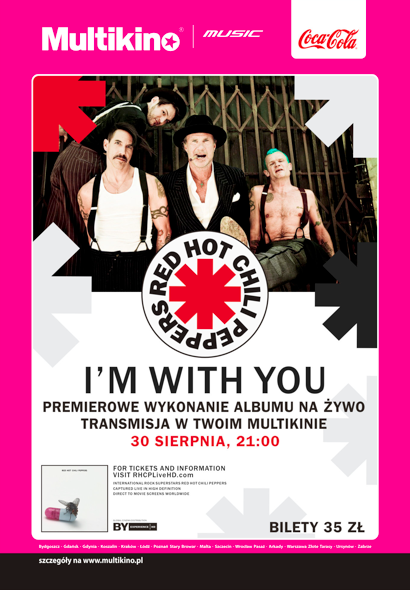 Premierowe Red Hot Chili Peppers w Multikinie (konkurs) Multikino 1314188191