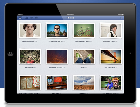 Facebook już oficjalnie na iPadzie (zdjęcia) iPad 1318317462