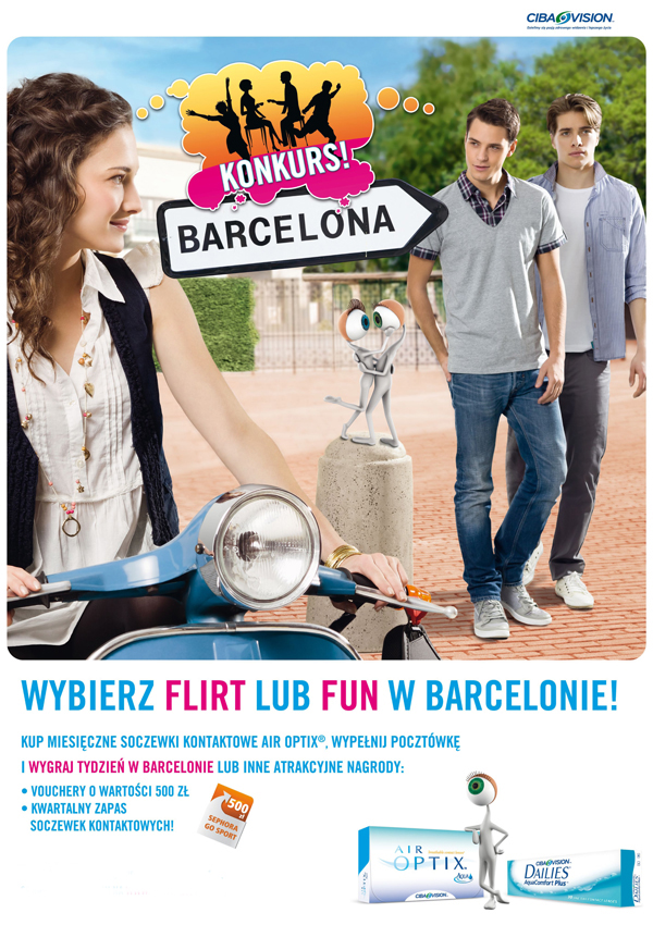 Ciba Vision sponsoruje wyjazd do Barcelony Walk The Line 1320149840