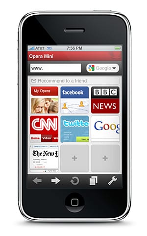 Google i Facebook najpopularniejsze w telefonach z Operą Opera 1322063726