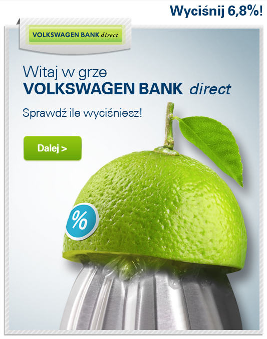 Volkswagen Bank: wyciśnij limonkę na Facebooku FireFly Creation 1322653359