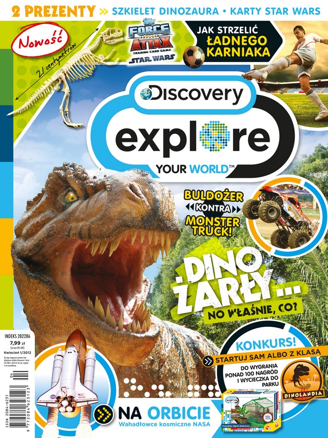 Discovery. Explore Your World - nowy magazyn dla dzieci Media Service Zawada 1332417446