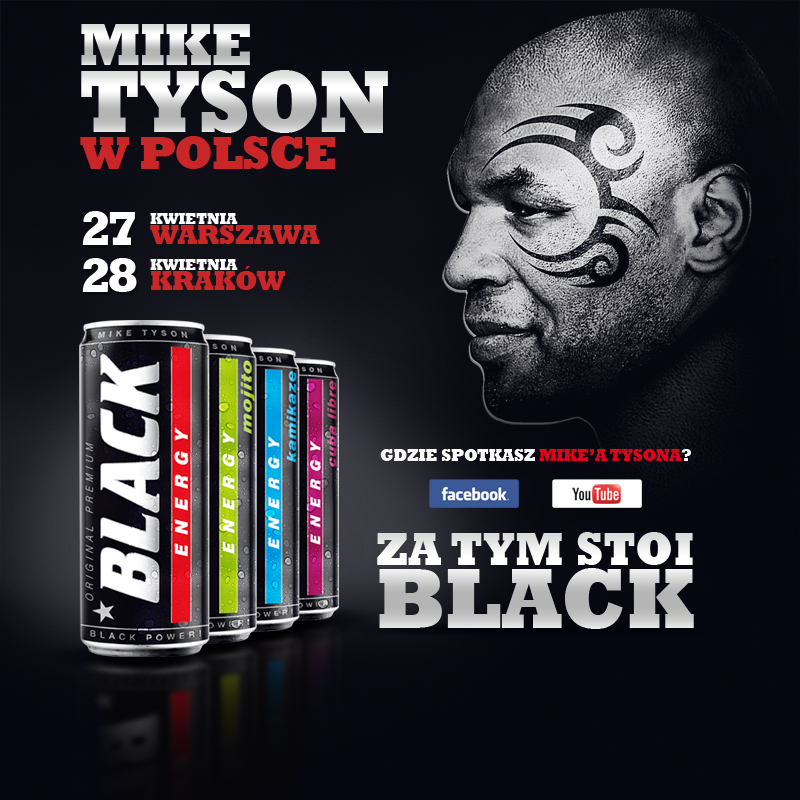 Mike Tyson twarzą marki Black Black 1335478491