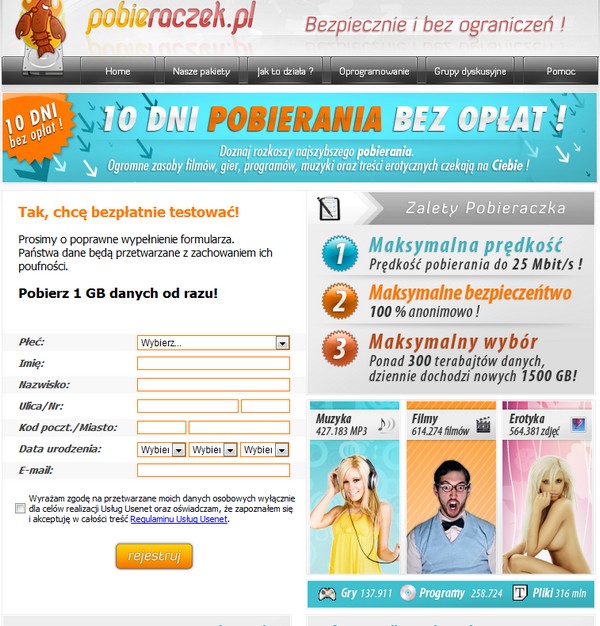 UOKiK: Pobieraczek.pl zastraszał użytkowników, zapłaci 215 tys. zł UOKiK 1336391686