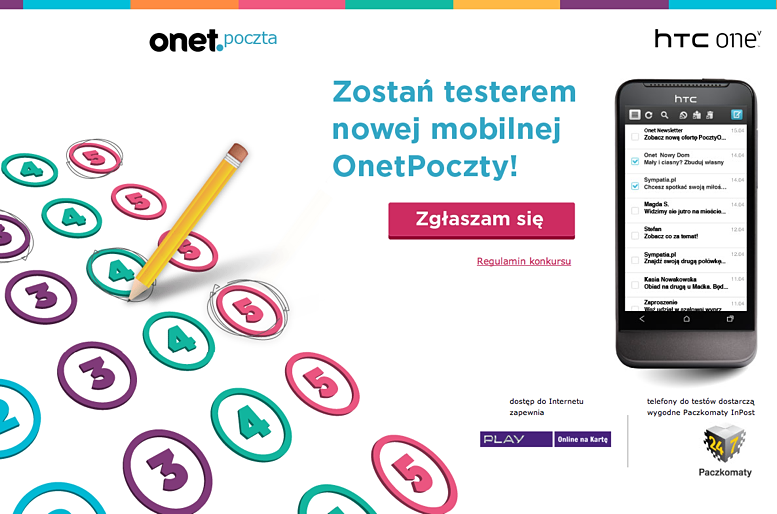 200 osób przetestuje nową mobilną pocztę Onetu Onet.pl 1337603709