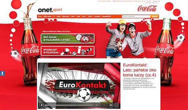 Onet z piłkarskim magazynem wideo na Euro 2012 Onet.pl 1337782306