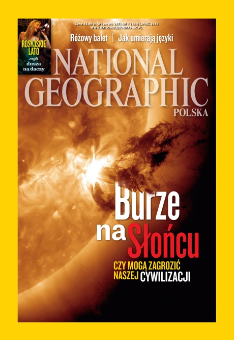 Lipcowy National Geographic Polska z książką National Geographic 1340889392
