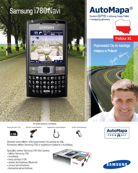 AutoMapa z głosem Hołowczyca Samsung 1207836501