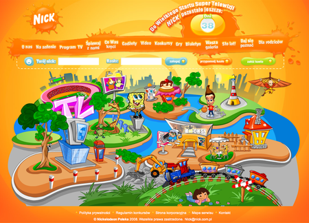 Nickelodeon uruchomił serwis dla dzieci Zjednoczenie.com 1212415346