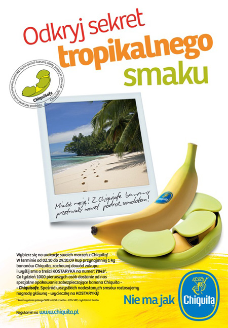 Chiquita odkrywa sekret tropikalnego smaku Edelman 1254225433