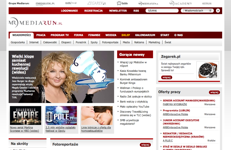 Zobacz nową stronę główną Mediarun.pl Mediarun Opinie 1284503605