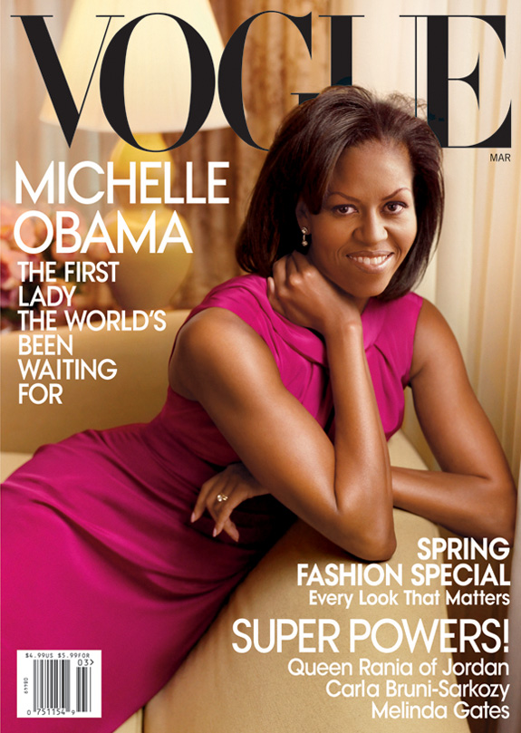 Michelle Obama najbardziej wpływową kobietą świata Forbes 1286460519