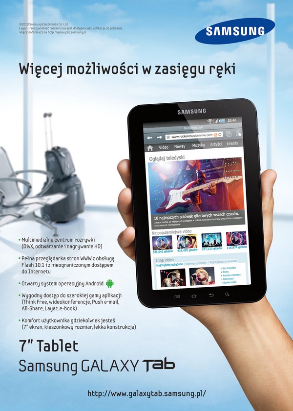 Samsung Galaxy Tab w polskich mediach (wideo) 1289644258