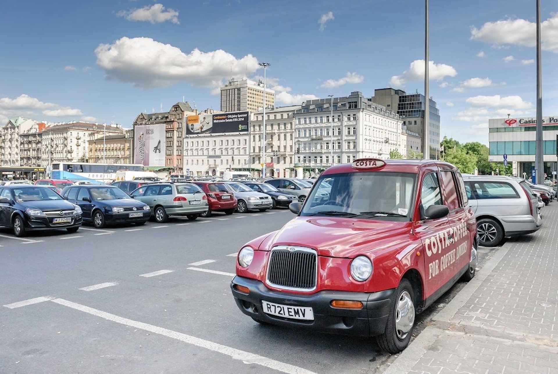 Mobilna ambasadorka marki COSTA COFFEE black cab Taksówka COSTA COFFEE 26