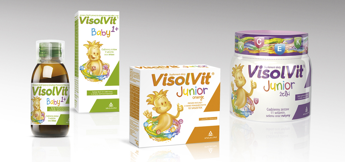 Czteryczwarte Brand Design odświeża Visolvit Branding Mediarun Com Visolvit Czteryczwarte