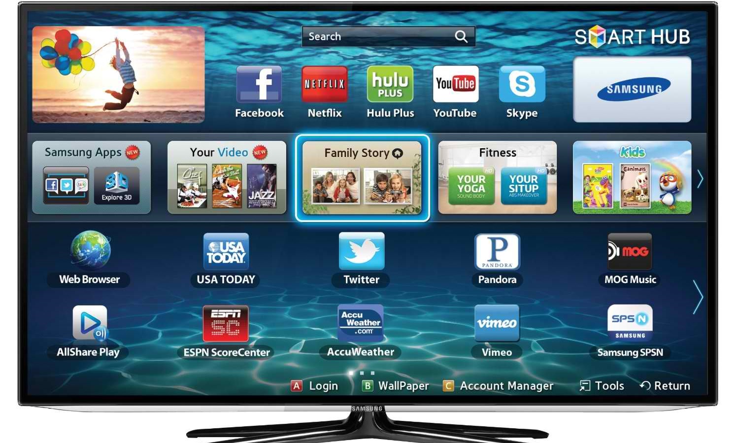 Samsung Smart TV coraz bardziej popularny Samsung smart tv crop