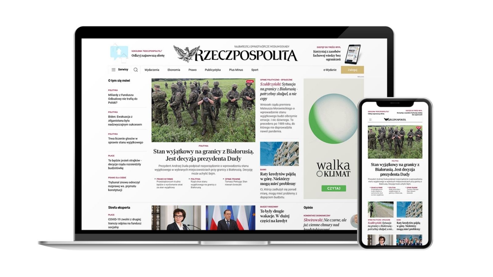 Nowa odsłona serwisu "Rzeczpospolita" Digital mediarun rp pl