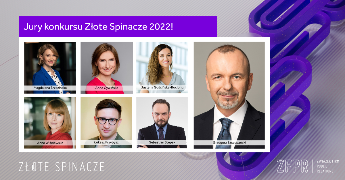 Jury konkursu Złote Spinacze 2022 Konkursy Zlote Spinacze 2022 Jury 1 Public relations konkurs