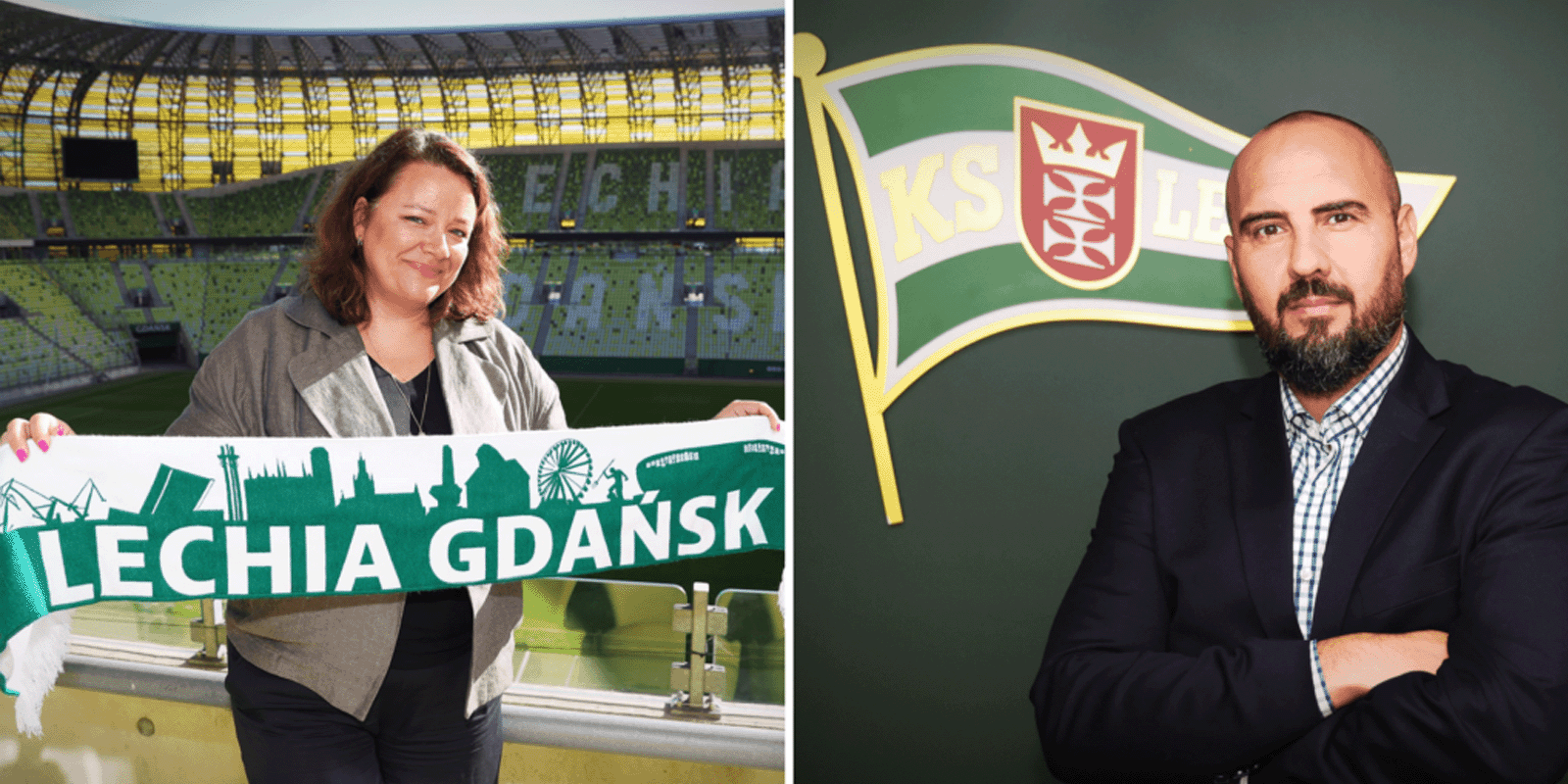 Lechia Gdańsk z nowym Dyrektorem Marketingu i Dyrektorką Zarządzającą Sport MEDIARUN COM AWANSE LECHIA GDANSK CMO V1