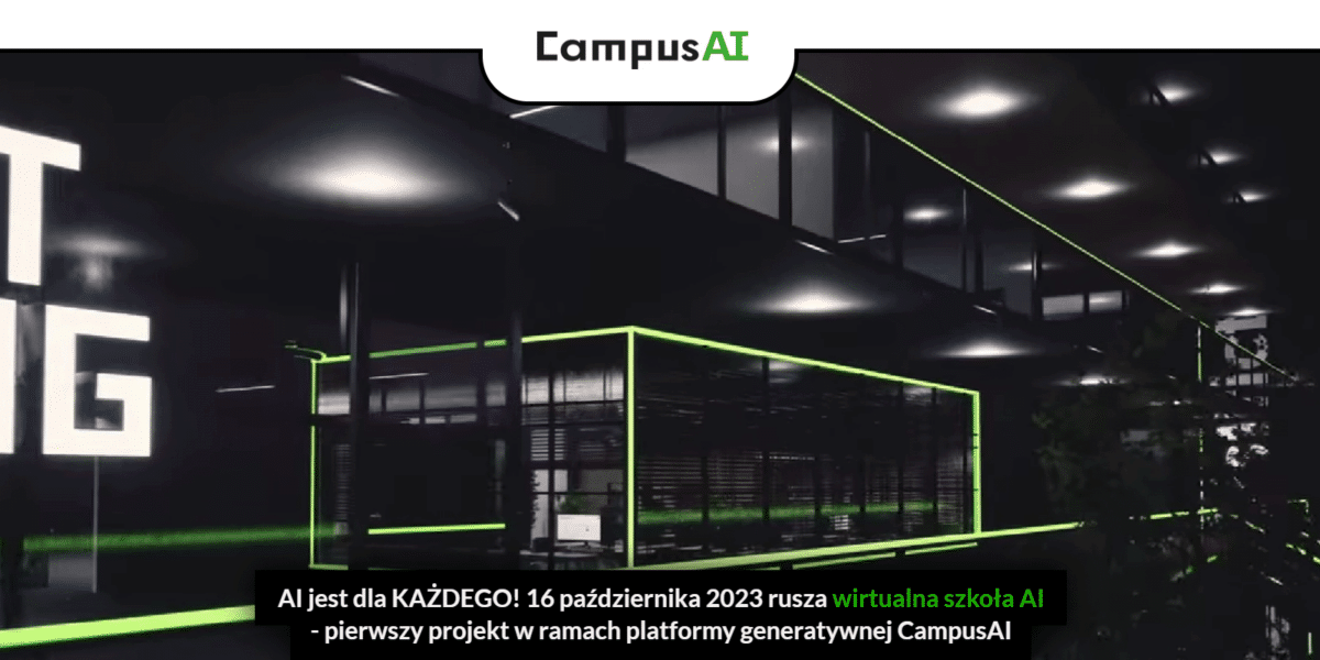 Powstała wirtualna szkoła dedykowana współpracy ze sztuczną inteligencją! AI MEDIARUN COM CAMPUSAI SZTUCZNA INTELIGENCJA V1