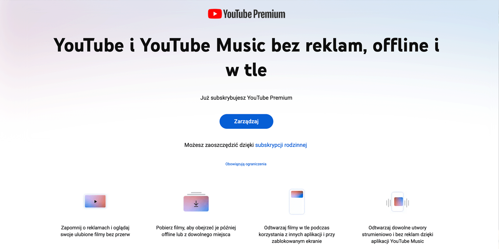 YOUTUBE podnosi cenę za Premium YouTube MEDIARUN COM YOUTUBE PREMIUM CENY V1