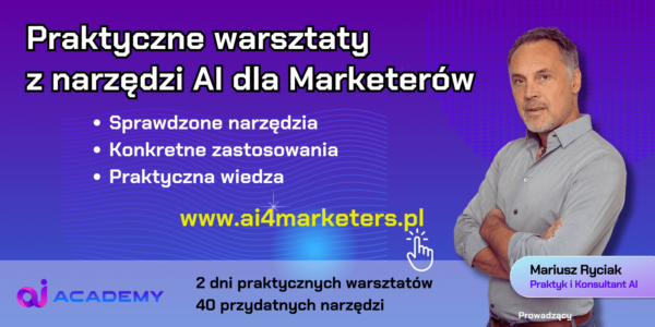 Zapraszamy na Szkolenia z AI dla Marketerów i nie tylko!