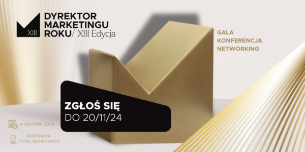 Po raz 13. nagrodzimy najlepszych Dyrektorów Marketingu w Polsce!