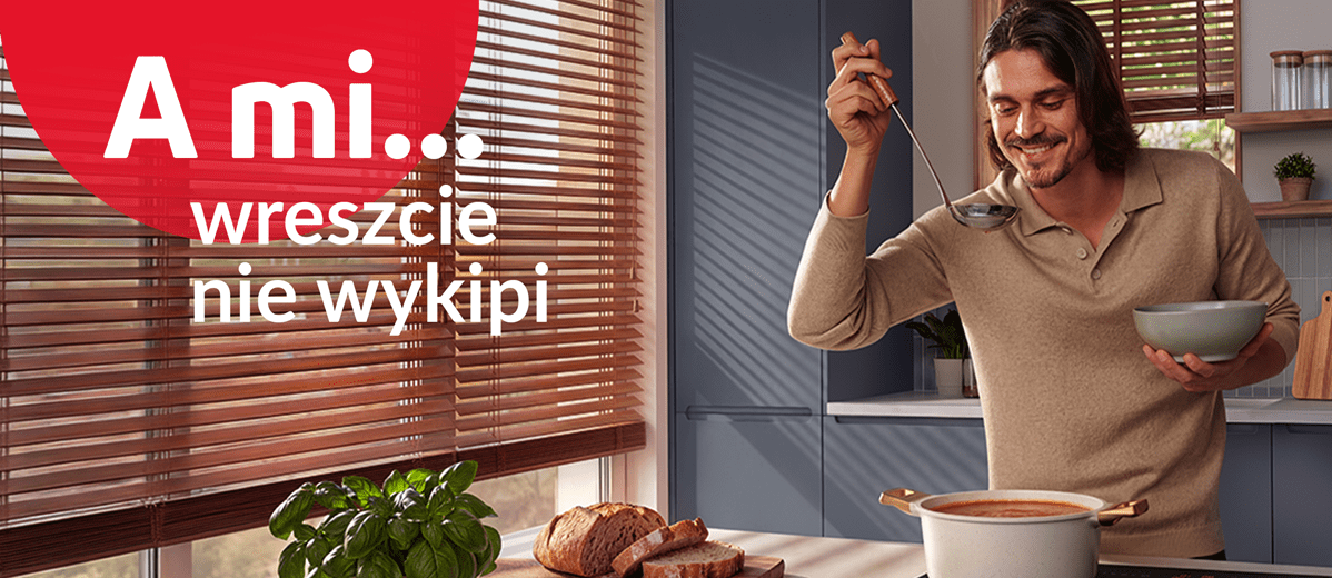 Amica uruchamia platformę komunikacyjną „A mi…" – wynik badań konsumenckich i przetargu wygranego przez agencję GPD. Winietkowe historie z codzienności, claim „Sprawdza się od lat" i zintegrowana kampania TV + digital od kwietnia 2026. Sprawdź, jak polska marka AGD z prawie 70-letnim doświadczeniem zmienia sposób mówienia o pieczeniu i gotowaniu.