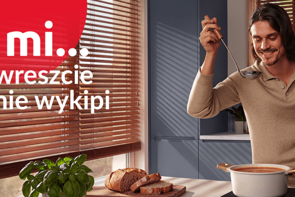 Amica uruchamia platformę komunikacyjną „A mi…" – wynik badań konsumenckich i przetargu wygranego przez agencję GPD. Winietkowe historie z codzienności, claim „Sprawdza się od lat" i zintegrowana kampania TV + digital od kwietnia 2026. Sprawdź, jak polska marka AGD z prawie 70-letnim doświadczeniem zmienia sposób mówienia o pieczeniu i gotowaniu.
