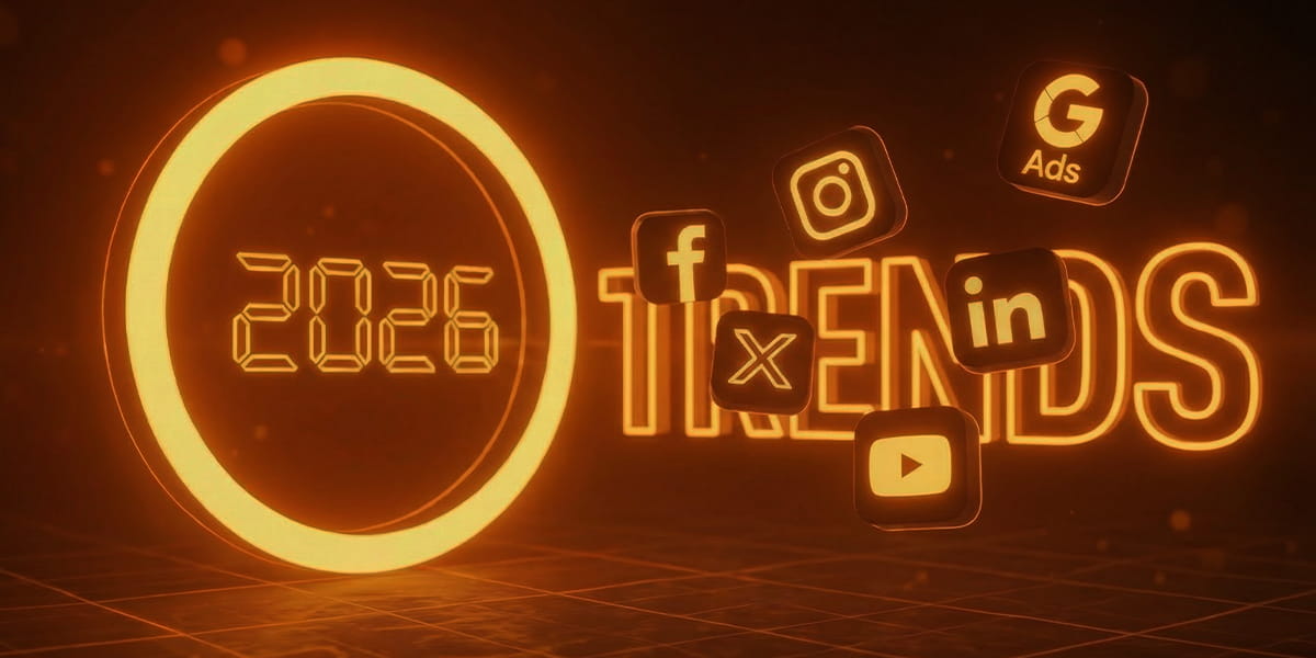 Rok 2026 to moment, w którym marketing przestaje być wyłącznie rozmową z człowiekiem — i zaczyna być równie intensywną rozmową z algorytmem. Oto mapa trendów, bez której żadna strategia marketingowa na ten rok nie powinna być tworzona.