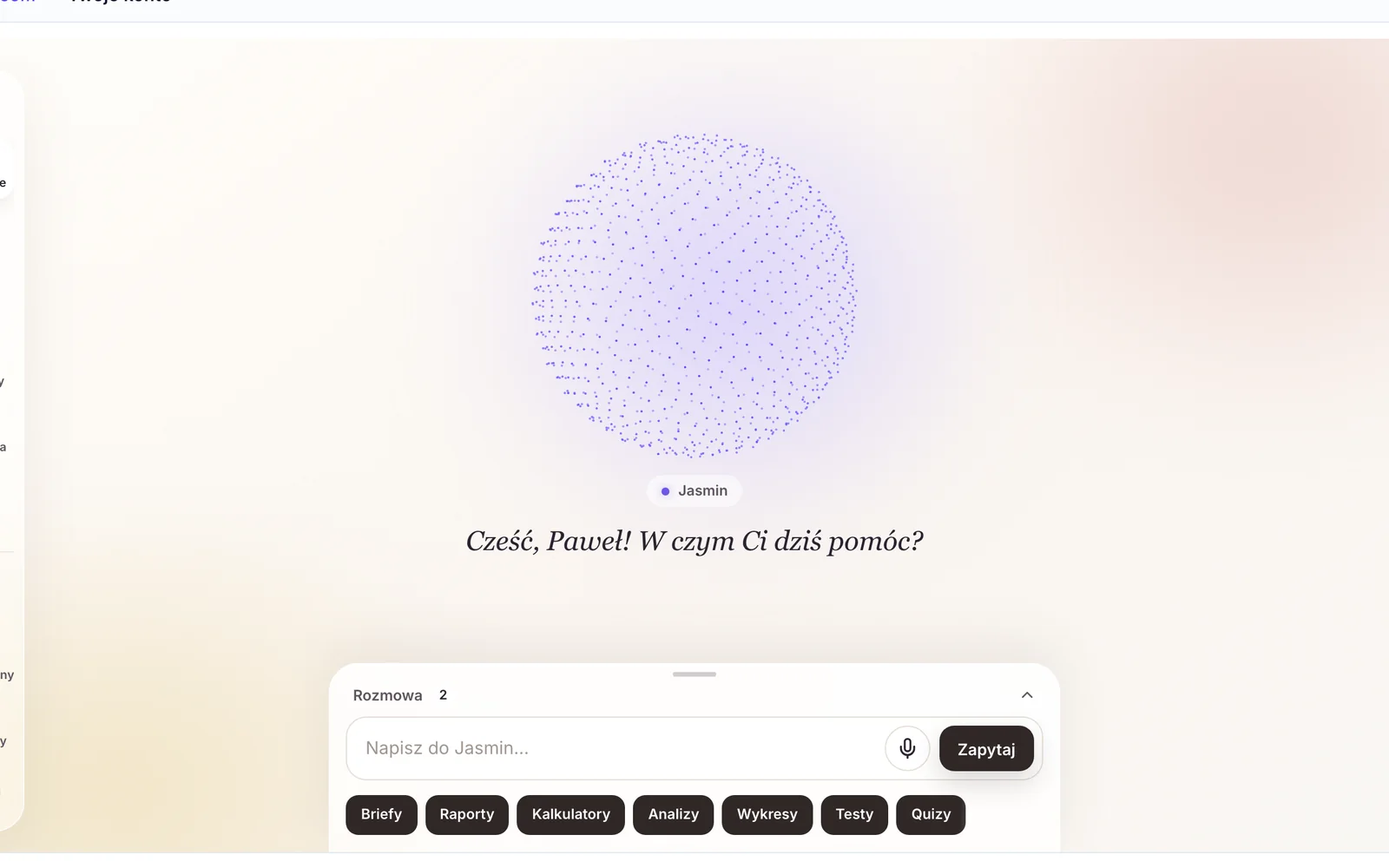 Jasmin — asystentka AI