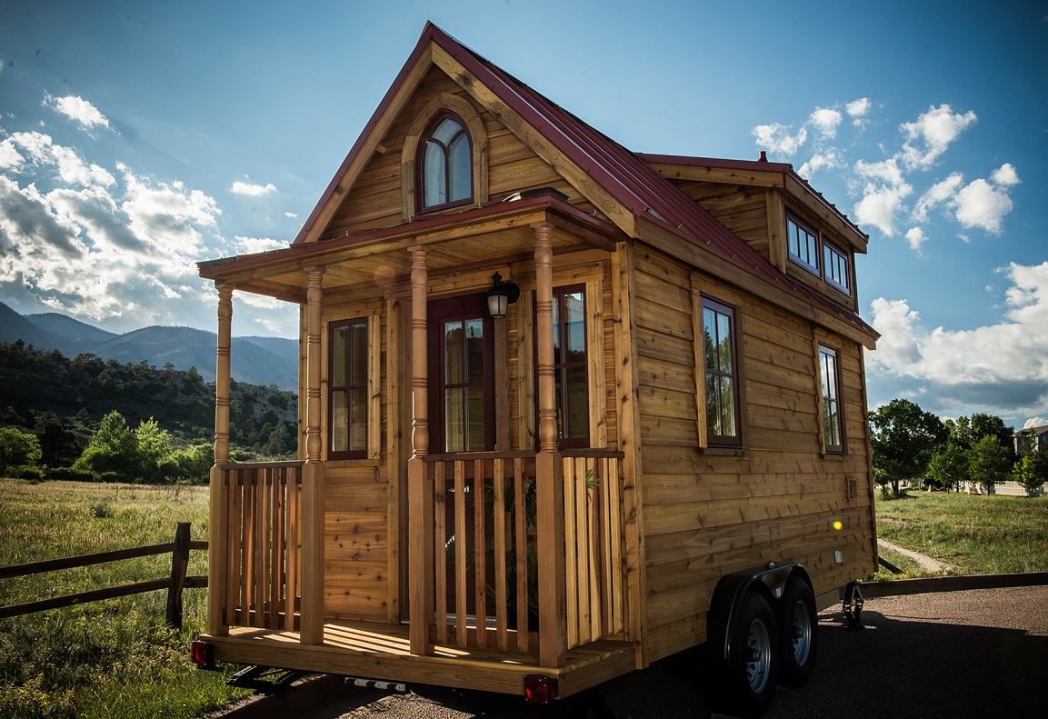 Zobacz 5 najmniejszych mieszkań na świecie! dom Projekt The Elm mobilny dom o powierzchni 108 m kw. koszt około 35 tys. USD źródło Tumbleweed