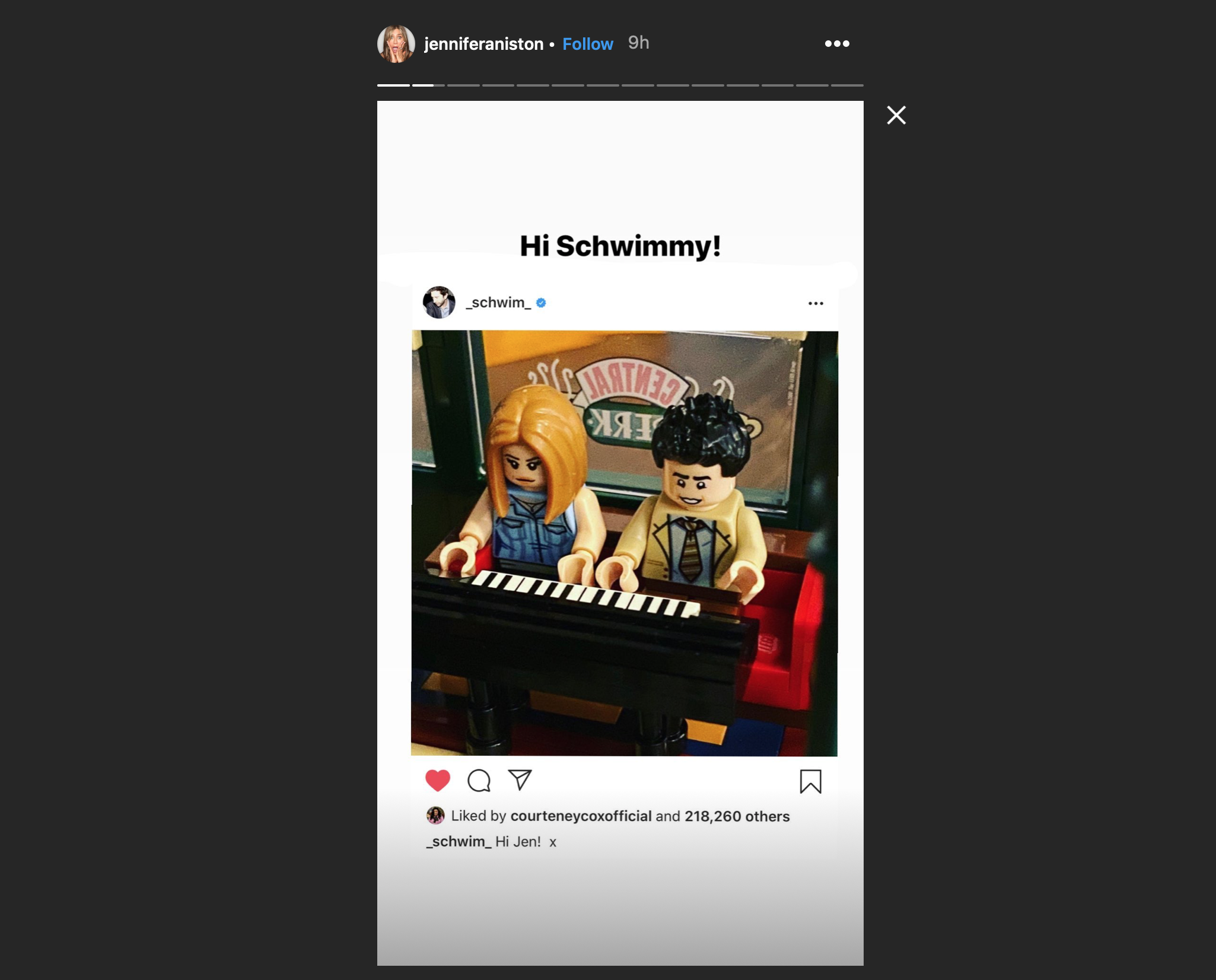 INSTAGRAM - Gwiazda PRZYJACIÓŁ robi furorę swoim debiutem! Instagram mediarun instagram story jennifer aniston 2019